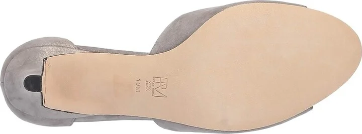 Pelle Moda Berlin High Women's Heels Pewter Shimmer Suede : 5 M - Image 4