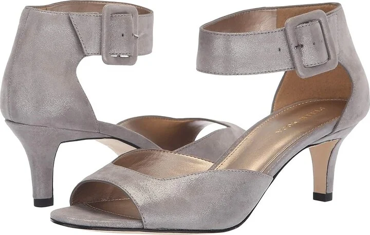 Pewter Shimmer Suede