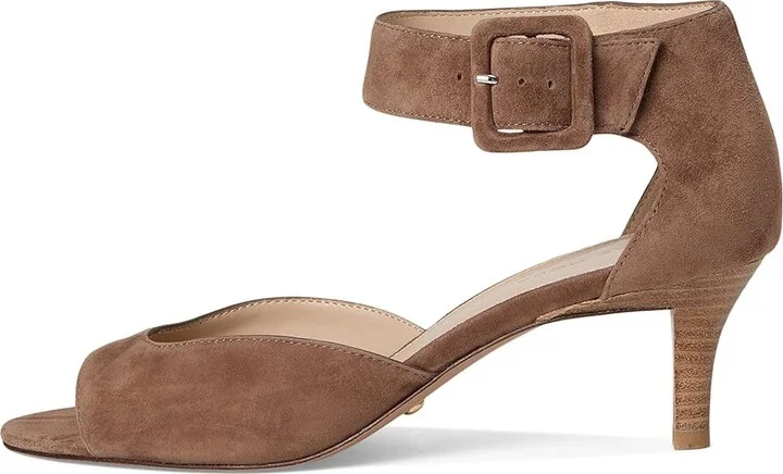Pelle Moda Berlin High Women's Heels Taupe : 6 M, Suede - Image 6