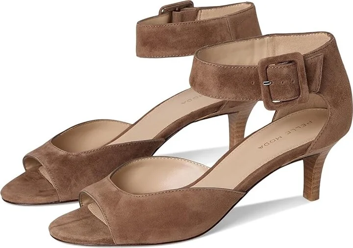 Pelle Moda Berlin High Women's Heels Taupe : 6 M, Suede
