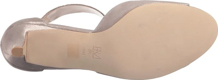 Pelle Moda Berlin High Women's Heels Taupe Shimmer Suede : 6 M - Image 4