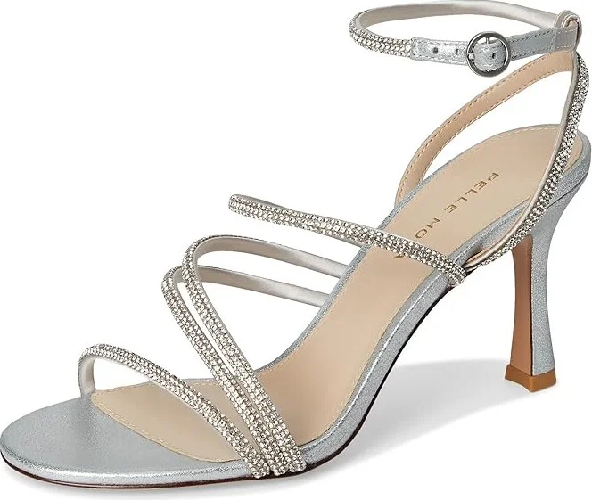 Pelle Moda Brenen Women's Sandals Platinum Gold : 5 M, Leather - Image 11