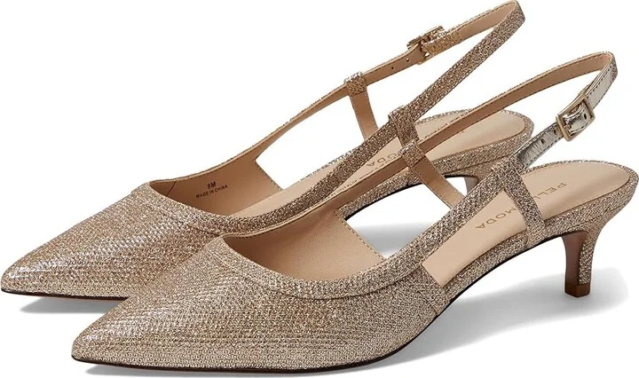 Pelle Moda Deena 2 Women's Shoes Platinum Gold : 5 M, Leather