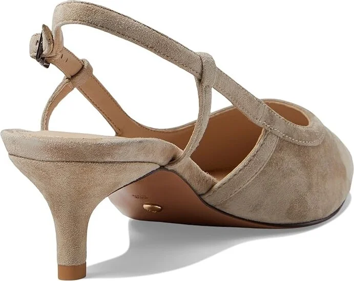 Pelle Moda Deena Women's Shoes Mushroom : 6 M, Suede - Image 4
