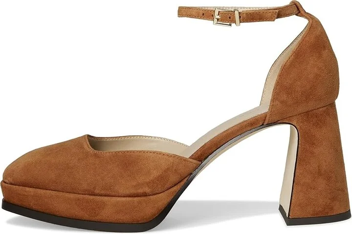Pelle Moda Delores Women's Shoes Caramel Brown : 9.5 M, Suede - Image 6