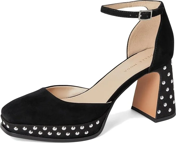 Pelle Moda Dietta High Women's Heels Black : 7.5 M, Leather - Image 5