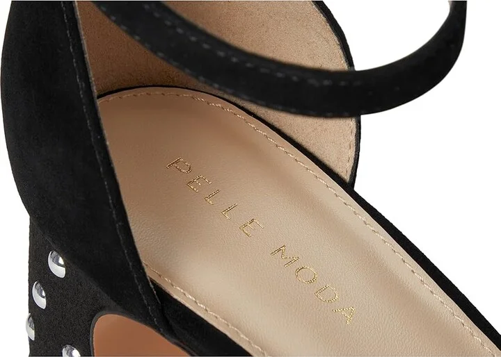Pelle Moda Dietta High Women's Heels Black : 7.5 M, Leather - Image 7