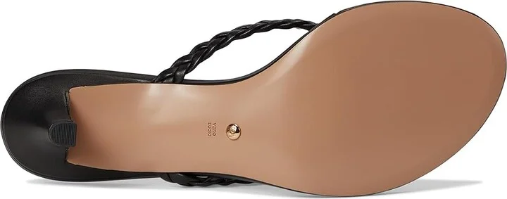 Pelle Moda Earlen Thong Women's Wedge Shoes Black : 8.5 M - Image 3