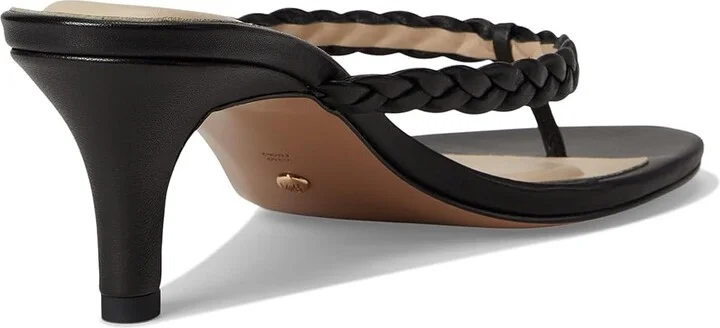 Pelle Moda Earlen Thong Women's Wedge Shoes Black : 8.5 M - Image 4