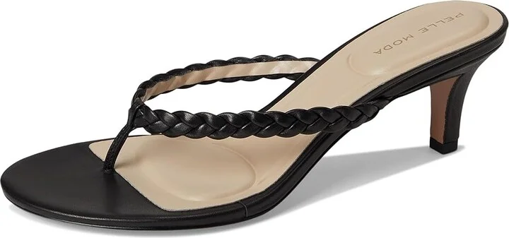 Pelle Moda Earlen Thong Women's Wedge Shoes Black : 8.5 M - Image 5