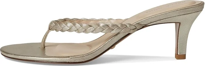 Pelle Moda Earlen Thong Women's Wedge Shoes Platinum Gold : 8 M - Image 6