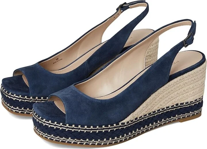 Pelle Moda Elany Women's Sandals Midnight : 6.5 M, Leather/Suede