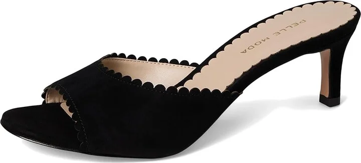 Pelle Moda Hanli Women's Sandals Black : 10 M, Leather/Suede - Image 5