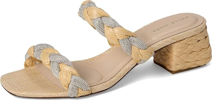Pelle Moda Ivia Slide Women's Wedge Shoes Natural : 11 M - Image 5