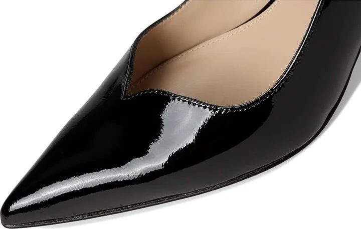 Pelle Moda Janah High Women's Heels Black : 7 M, Leather - Image 7