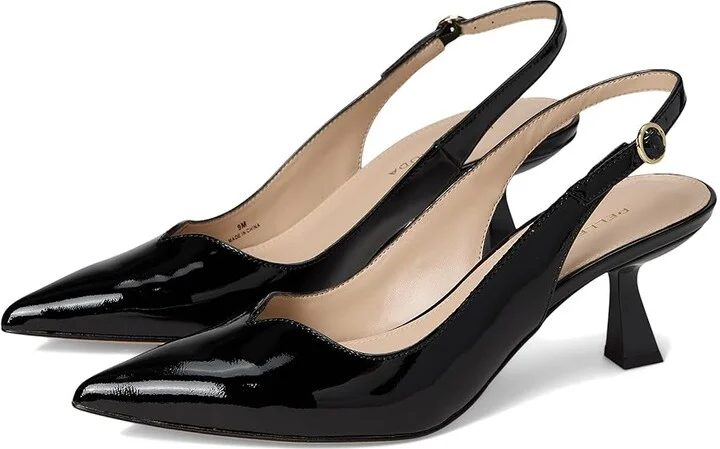 Pelle Moda Janah High Women's Heels Black : 7 M, Leather