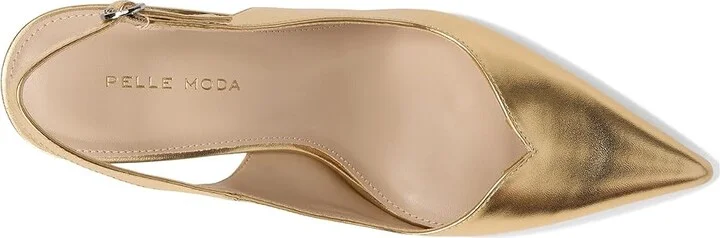 Pelle Moda Janah High Women's Heels Light Gold : 9.5 M, Leather - Image 2