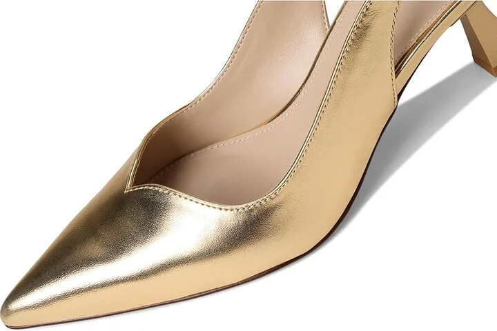Pelle Moda Janah High Women's Heels Light Gold : 9.5 M, Leather - Image 7