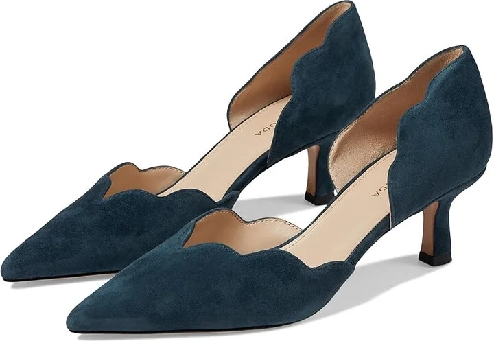 Pelle Moda Keala High Women's Heels Midnight : 8.5 M, Leather/Suede