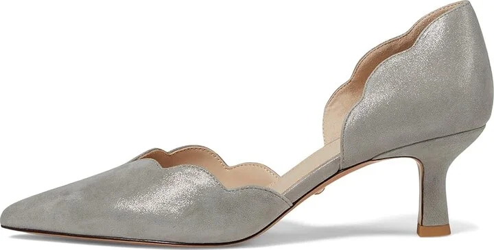 Pelle Moda Keala High Women's Heels Pewter : 10 M, Leather/Suede - Image 5