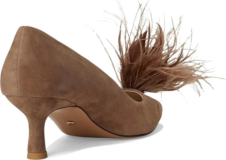 Pelle Moda Keali High Women's Heels Taupe : 8 M, Leather - Image 4