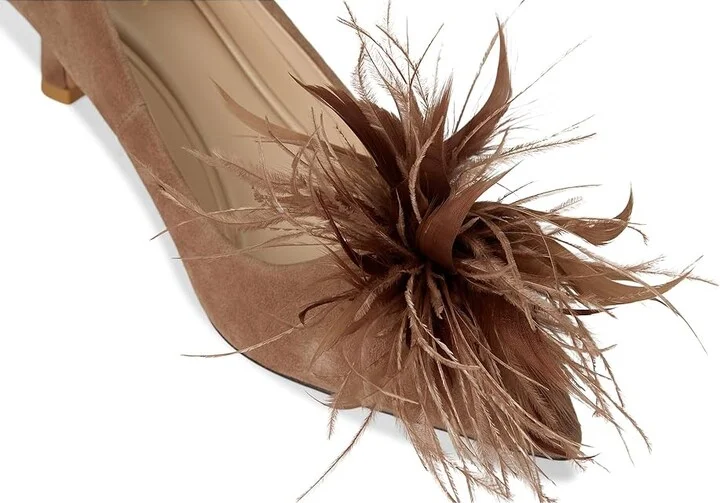 Pelle Moda Keali High Women's Heels Taupe : 8 M, Leather - Image 7