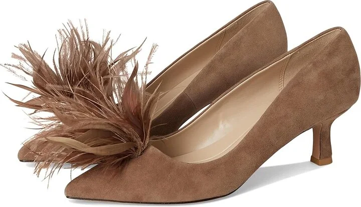 Pelle Moda Keali High Women's Heels Taupe : 8 M, Leather