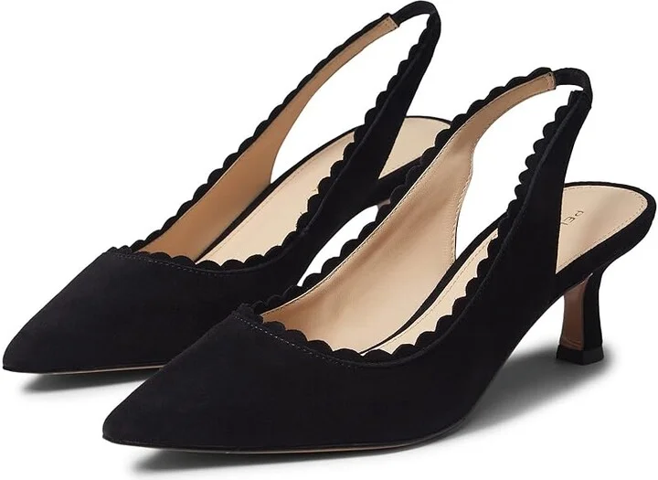 Pelle Moda Kelsa Women's Shoes Black Suede : 6 M