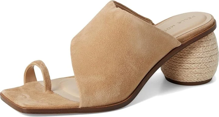 Pelle Moda Lahni Slide Sandal Women's Wedge Shoes Black : 10 M, Leather - Image 11