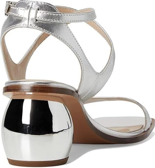 Pelle Moda Laika 2 Sandal Women's Sandals Silver : 7.5 M, Leather - Image 4