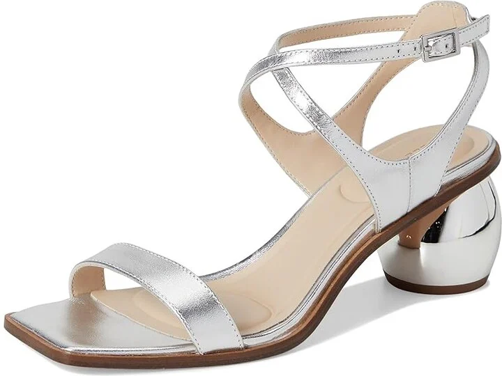 Pelle Moda Laika 2 Sandal Women's Sandals Silver : 7.5 M, Leather - Image 5
