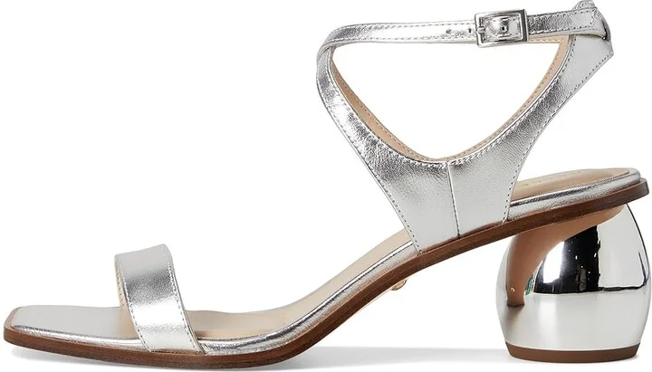 Pelle Moda Laika 2 Sandal Women's Sandals Silver : 7.5 M, Leather - Image 6