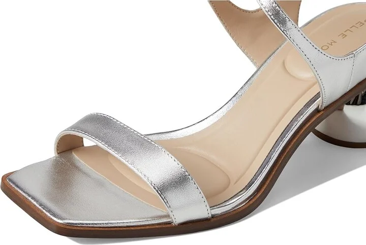Pelle Moda Laika 2 Sandal Women's Sandals Silver : 7.5 M, Leather - Image 7