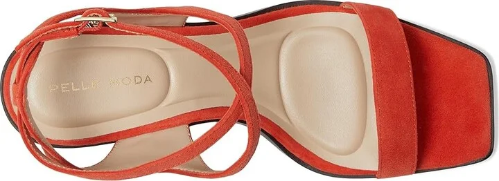 Pelle Moda Laika Sandal Women's Sandals Red Orange : 5 M, Leather - Image 2