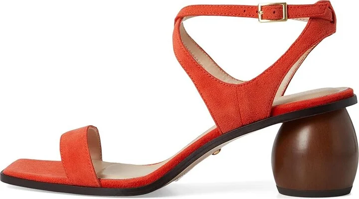 Pelle Moda Laika Sandal Women's Sandals Red Orange : 5 M, Leather - Image 6
