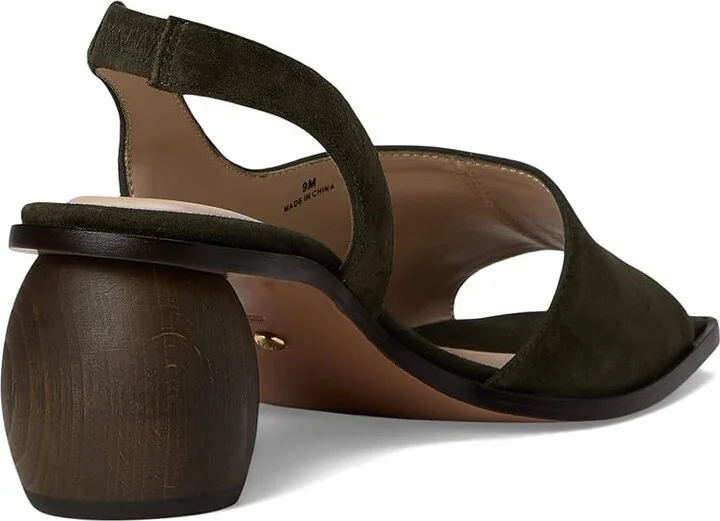 Pelle Moda Leevi Women's Dress Sandals Kalamata Olive : 9 M, Suede - Image 4