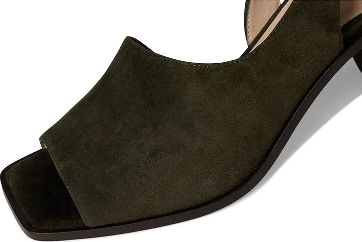 Pelle Moda Leevi Women's Dress Sandals Kalamata Olive : 9 M, Suede - Image 7