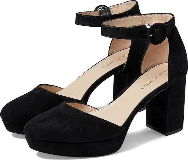 Pelle Moda Lenor Women's Shoes Black : 6 M, Leather/Suede
