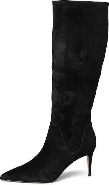 Pelle Moda Lidya Women's Boots Black : 9 M, Suede - Image 5