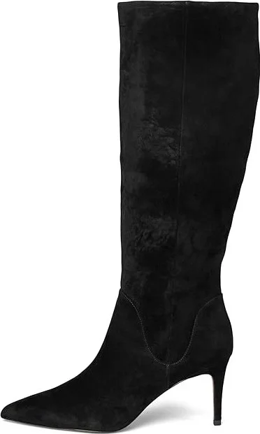 Pelle Moda Lidya Women's Boots Black : 9 M, Suede - Image 6