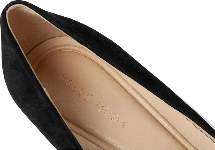 Pelle Moda Lizel High Women's Heels Black : 5.5 M, Leather/Suede - Image 7