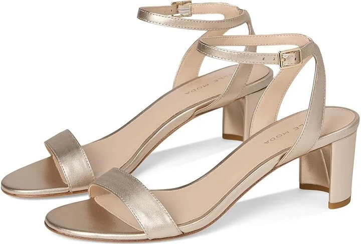 Pelle Moda Moira 2 Women's Shoes Light Gold : 5.5 M