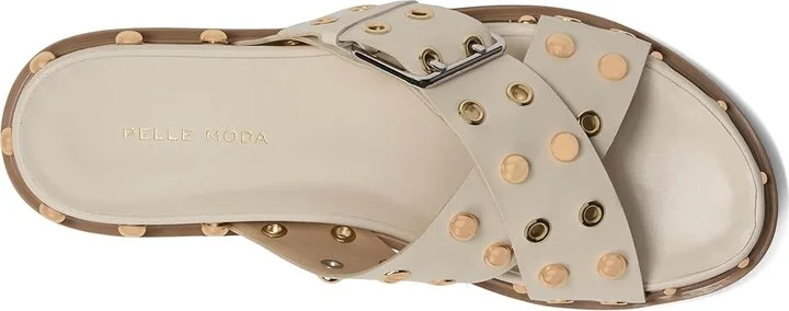 Pelle Moda Niana Slide Women's Sandals Tofu : 5.5 M, Faux Leather - Image 2