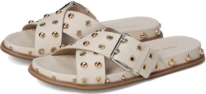 Pelle Moda Niana Slide Women's Sandals Tofu : 5.5 M, Faux Leather