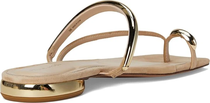 Pelle Moda Ondra Slide Women's Wedge Shoes Latte : 8 M, Leather - Image 4