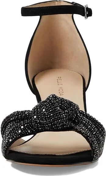 Pelle Moda Shaira Sandal Women's Sandals Black : 9 M, Leather - Image 2