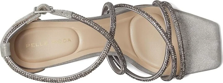 Pelle Moda Teena Sandal Women's Sandals Pewter : 8 M, Leather - Image 2