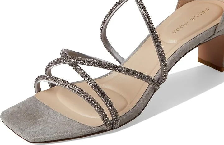 Pelle Moda Teena Sandal Women's Sandals Pewter : 8 M, Leather - Image 7