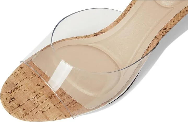 Pelle Moda Unia 3 Slide Women's Wedge Shoes Clear : 7.5 M, Leather - Image 7
