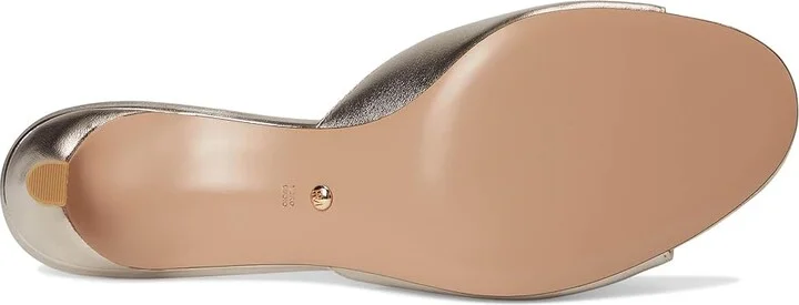 Pelle Moda Unia Slide Women's Wedge Shoes Lt Gold : 6 M, Leather - Image 3